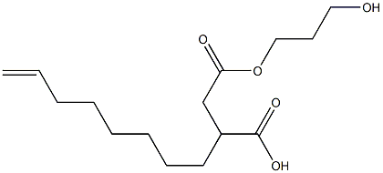 3-(7-Octenyl)succinic acid hydrogen 1-(3-hydroxypropyl) ester Structure