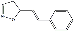 4,5-Dihydro-5-(2-phenylethenyl)isoxazole Structure
