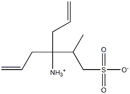Methyldiallyl(3-sulfonatopropyl) ammonium 구조식 이미지
