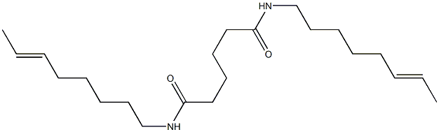 N,N'-Di(6-octenyl)adipamide Structure