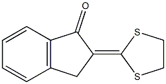 2-(1,3-Dithiolan-2-ylidene)indan-1-one Structure