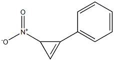 1-Phenyl-3-nitrocyclopropene 구조식 이미지