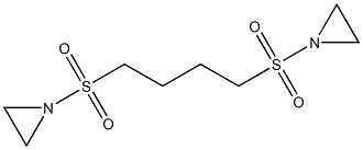 1,1'-(Tetramethylenedisulfonyl)bisaziridine 구조식 이미지