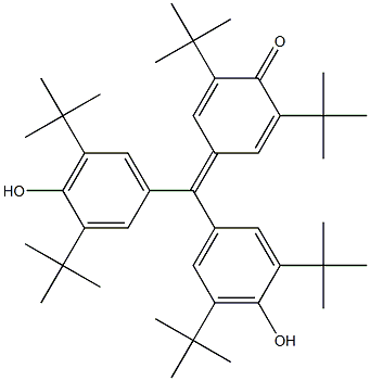 4-[Bis(3,5-di-tert-butyl-4-hydroxyphenyl)methylene]-2,6-di-tert-butyl-2,5-cyclohexadiene-1-one Structure