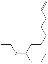 7-Octenal diethyl acetal Structure