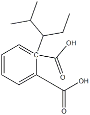 (-)-Phthalic acid hydrogen 1-[(R)-2-methylpentane-3-yl] ester Structure