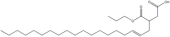 3-(2-Nonadecenyl)succinic acid 1-hydrogen 4-propyl ester Structure