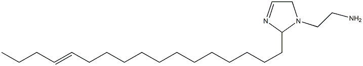 1-(2-Aminoethyl)-2-(13-heptadecenyl)-3-imidazoline 구조식 이미지