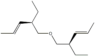 (+)-[(R)-1-Ethyl-2-butenyl]methyl ether 구조식 이미지