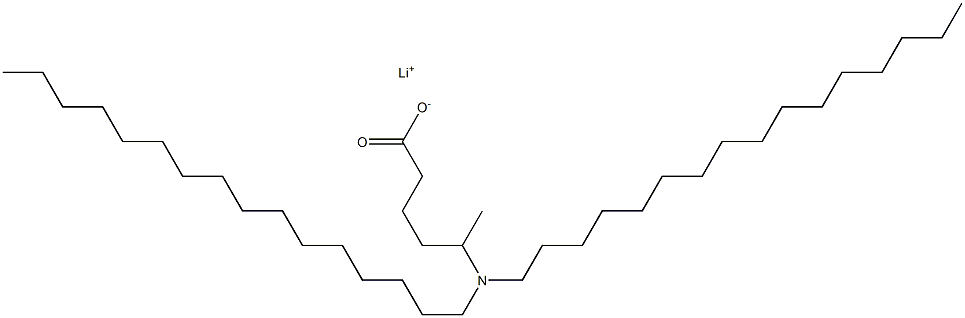 5-(Dihexadecylamino)hexanoic acid lithium salt Structure