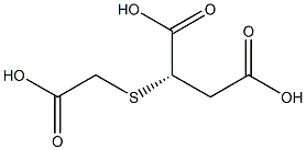 [S,(-)]-[(Carboxymethyl)thio]succinic acid 구조식 이미지