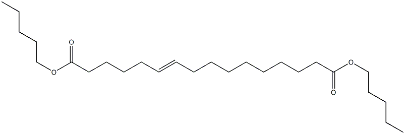 6-Hexadecenedioic acid dipentyl ester Structure