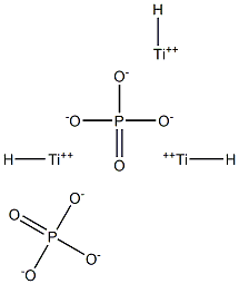 Phosphoric acid hydrogen titanium(II) salt Structure