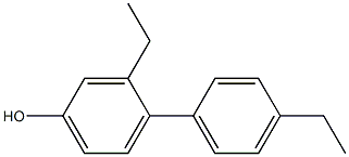 4-(4-Ethylphenyl)-3-ethylphenol Structure