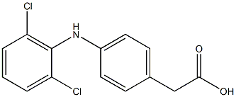 [p-(2,6-Dichloroanilino)phenyl]acetic acid Structure
