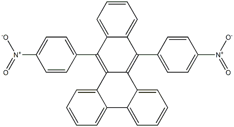 9,14-Bis[4-nitrophenyl]benzo[b]triphenylene 구조식 이미지