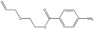 p-Aminobenzoic acid 2-allyloxyethyl ester 구조식 이미지