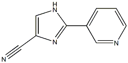 2-(3-Pyridinyl)-1H-imidazole-4-carbonitrile 구조식 이미지