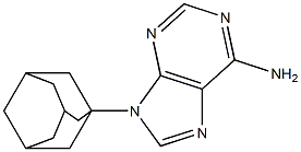 6-Amino-9-(adamantan-1-yl)-9H-purine 구조식 이미지