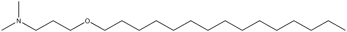 N,N-Dimethyl-3-pentadecyloxypropylamine Structure