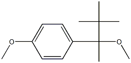 4-Methoxy-1-(1-methoxy-1,2,2-trimethylpropyl)benzene 구조식 이미지