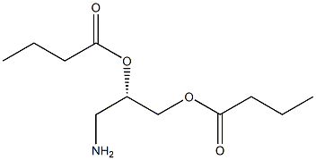 [S,(-)]-3-Amino-1,2-propanediol dibutyrate Structure