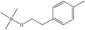 1-[2-(Trimethylsilyloxy)ethyl]-4-methylbenzene Structure