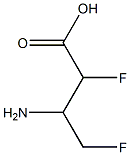 3-Amino-2,4-difluorobutanoic acid 구조식 이미지