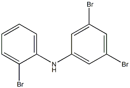 3,5-Dibromophenyl 2-bromophenylamine Structure