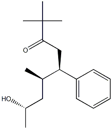 (5R)-5-[(2R,4S)-4-Hydroxypentan-2-yl]-2,2-dimethyl-5-phenylpentan-3-one Structure