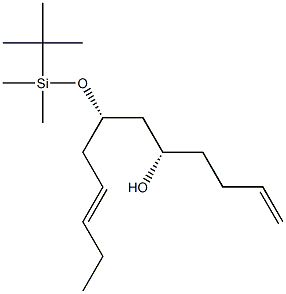 (5S,7S)-7-[[(1,1-Dimethylethyl)dimethylsilyl]oxy]-1,9-dodecadien-5-ol Structure