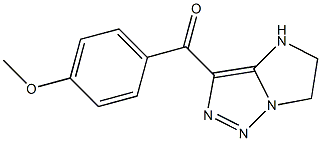 5,6-Dihydro-3-(4-methoxybenzoyl)-4H-imidazo[1,2-c][1,2,3]triazole Structure