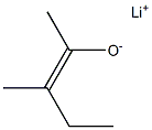 Lithium(Z)-3-methyl-2-pentene-2-olate Structure