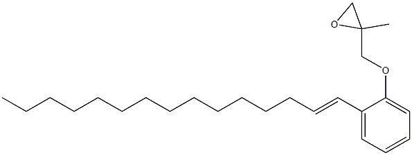 2-(1-Pentadecenyl)phenyl 2-methylglycidyl ether 구조식 이미지