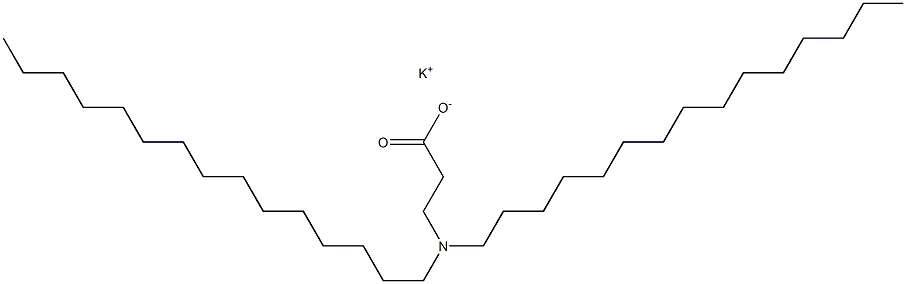 3-(Dipentadecylamino)propanoic acid potassium salt Structure