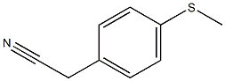 4-(Methylthio)benzeneacetonitrile 구조식 이미지