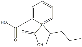 (-)-Phthalic acid hydrogen 1-[(R)-1-methylbutyl] ester 구조식 이미지