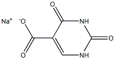 1,2,3,6-Tetrahydro-2,6-dioxo-5-pyrimidinecarboxylic acid sodium salt Structure