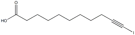 11-Iodo-10-undecynoic acid 구조식 이미지