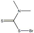 Dimethylthiocarbamoylthio bromide 구조식 이미지