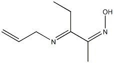 2-(Hydroxyimino)-3-[(2-propenyl)imino]pentane 구조식 이미지