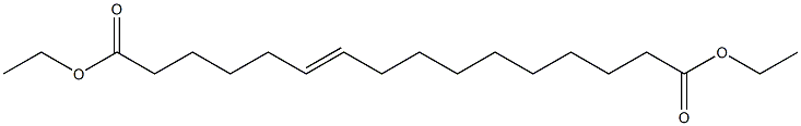 6-Hexadecenedioic acid diethyl ester 구조식 이미지