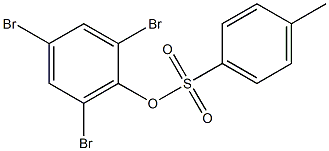 p-Toluenesulfonic acid 2,4,6-tribromophenyl ester 구조식 이미지