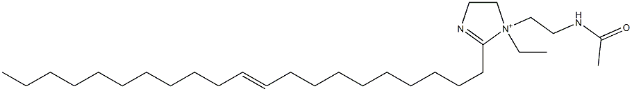 1-[2-(Acetylamino)ethyl]-1-ethyl-2-(10-henicosenyl)-2-imidazoline-1-ium 구조식 이미지