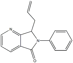 6-Phenyl-7-(2-propenyl)-6,7-dihydro-5H-pyrrolo[3,4-b]pyridin-5-one 구조식 이미지