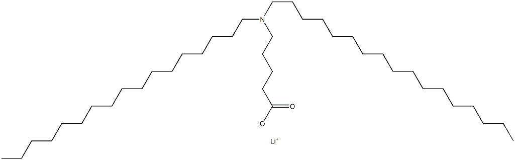 5-(Diheptadecylamino)valeric acid lithium salt Structure