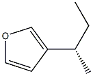 (+)-3-[(S)-sec-Butyl]furan 구조식 이미지