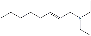 N,N-Diethyl-2-octen-1-amine Structure