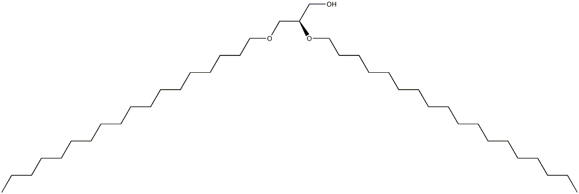 [R,(+)]-2-O,3-O-Dioctadecyl-L-glycerol 구조식 이미지