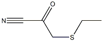 (Ethylthio)acetyl cyanide 구조식 이미지